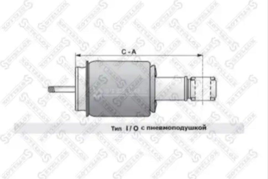 Амортизатор Stellox передний 87-03374-SX 1 шт купить,10840
