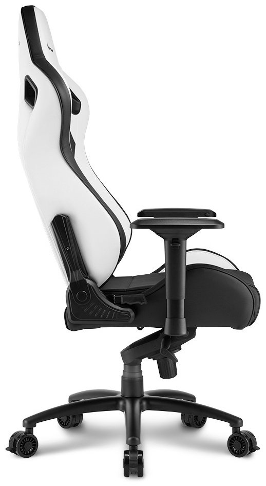 Игровое кресло Sharkoon Skiller SGS4, белый-черный
