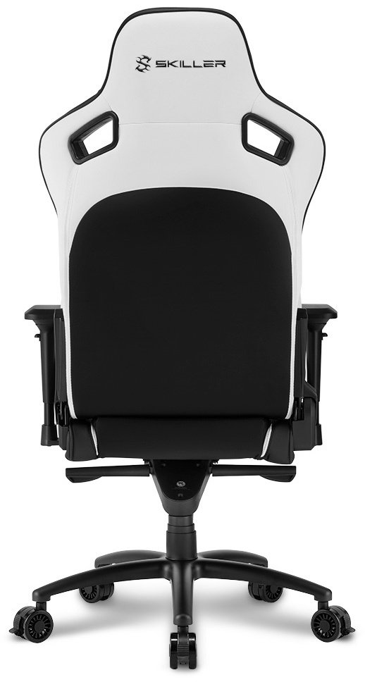 Игровое кресло Sharkoon Skiller SGS4, белый-черный купить,NaN