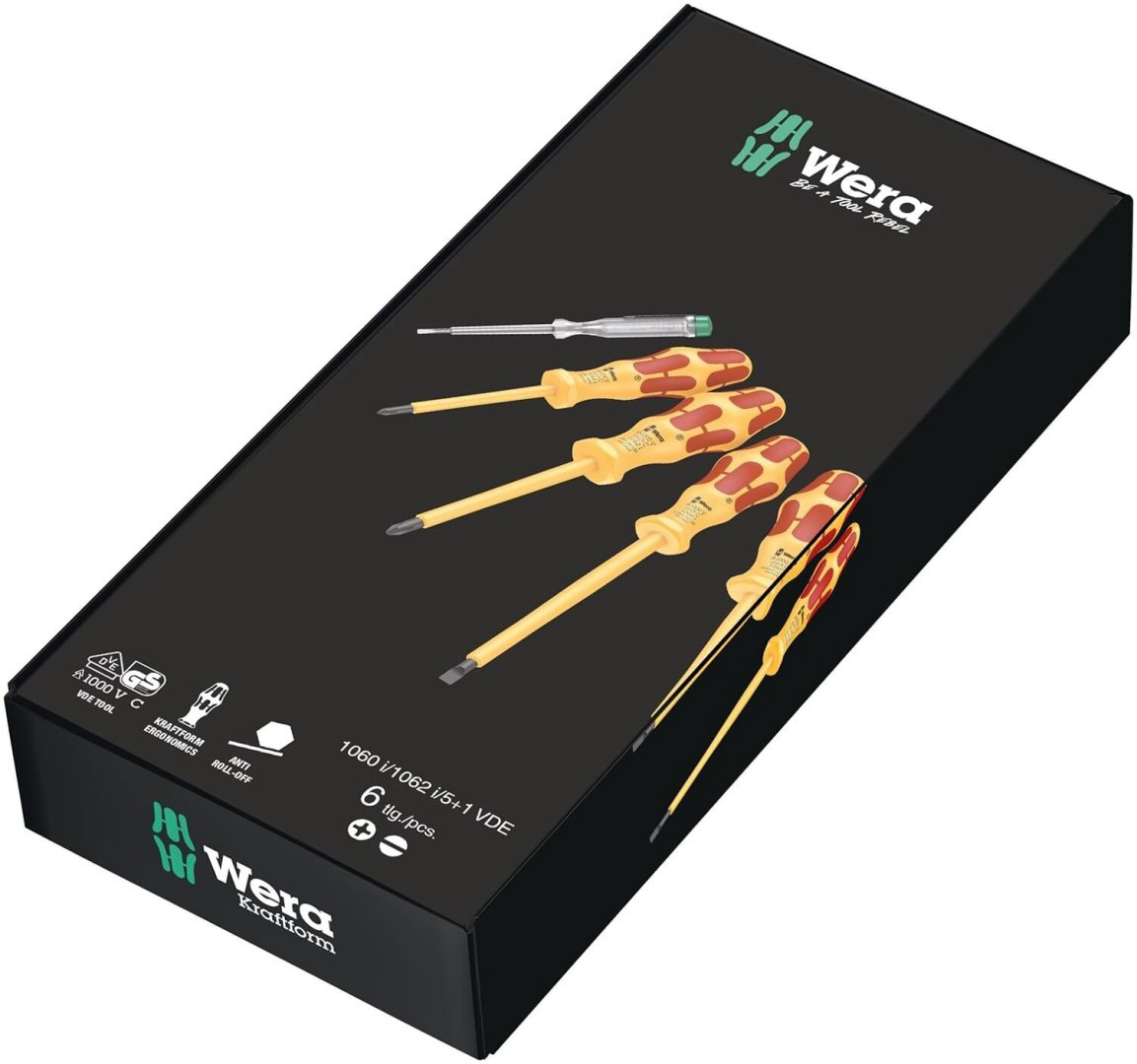Wera набор отверток диэлектрическая 05323790001 набор из 6 купить,NaN