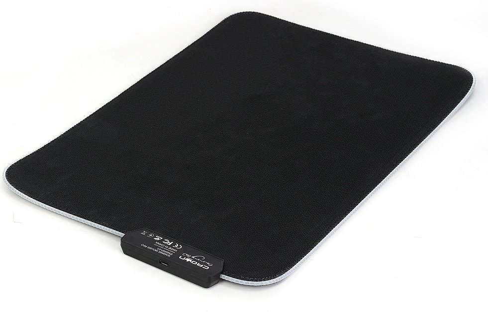 Коврик для мыши CROWN CMGMP-02 250x350x5 мм черный купить,0