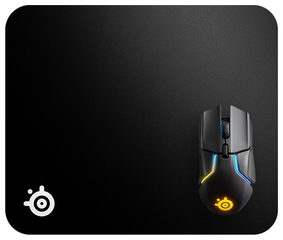 Коврик для мыши SteelSeries QCK Heavy - M 2020 Edition 320x270x3 мм черный
