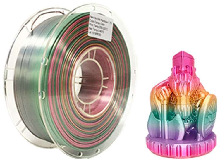 Пластик для 3D-печати Silk_Rainbow разноцветный купить,NaN