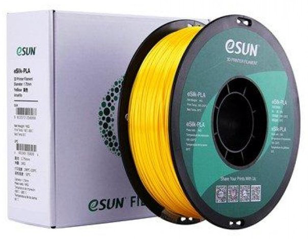 Пластик для 3D-печати ESUN eSilk-PLA filament желтый купить,NaN