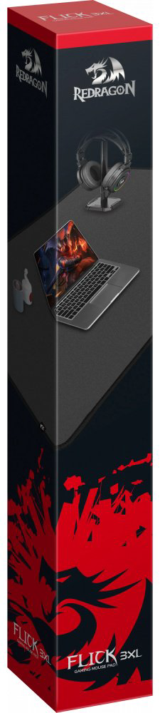 Коврик для мыши Redragon Flick 3XL (70787) 1219x610x3 мм черный купить,16959