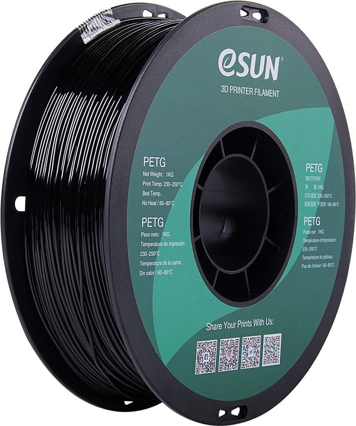 Пластик для 3D-печати ESUN PETG Filament solid черный - ForteMarket Пластик для 3D-печати ESUN PETG Filament solid черный купить,0