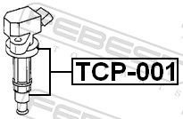 FEBEST Вилка, Катушка Зажигания TCP-001 купить,0