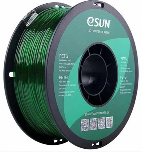 Пластик для 3D-печати ESUN PETG175SG1 зеленый купить,NaN