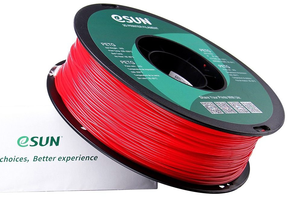 Пластик для 3D-печати ESUN PETG175SR1 красный купить,NaN