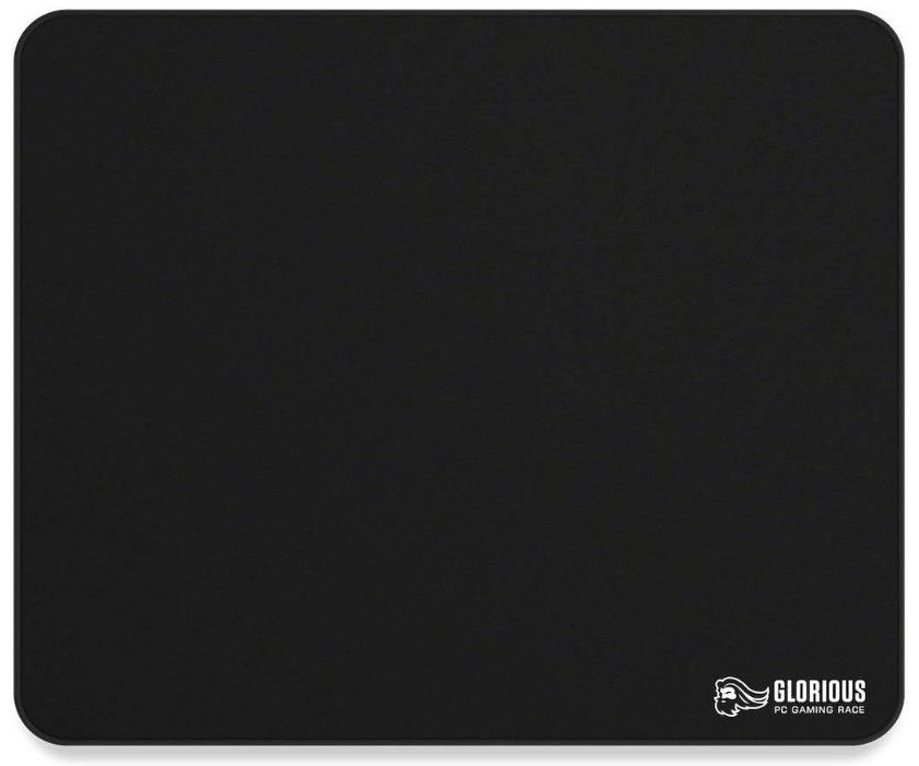 Коврик для мыши GLORIOUS Large 27.9x33x0.2 мм черный купить,NaN