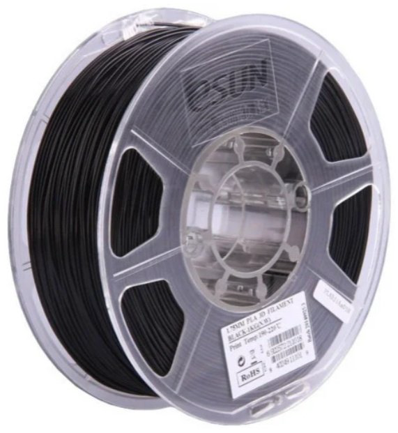 Пластик для 3D-печати ESUN PLA+175B1 черный