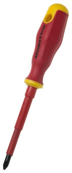 STAYER отвертка диэлектрическая 25142-2-10 PH2х100 мм, 1 шт.