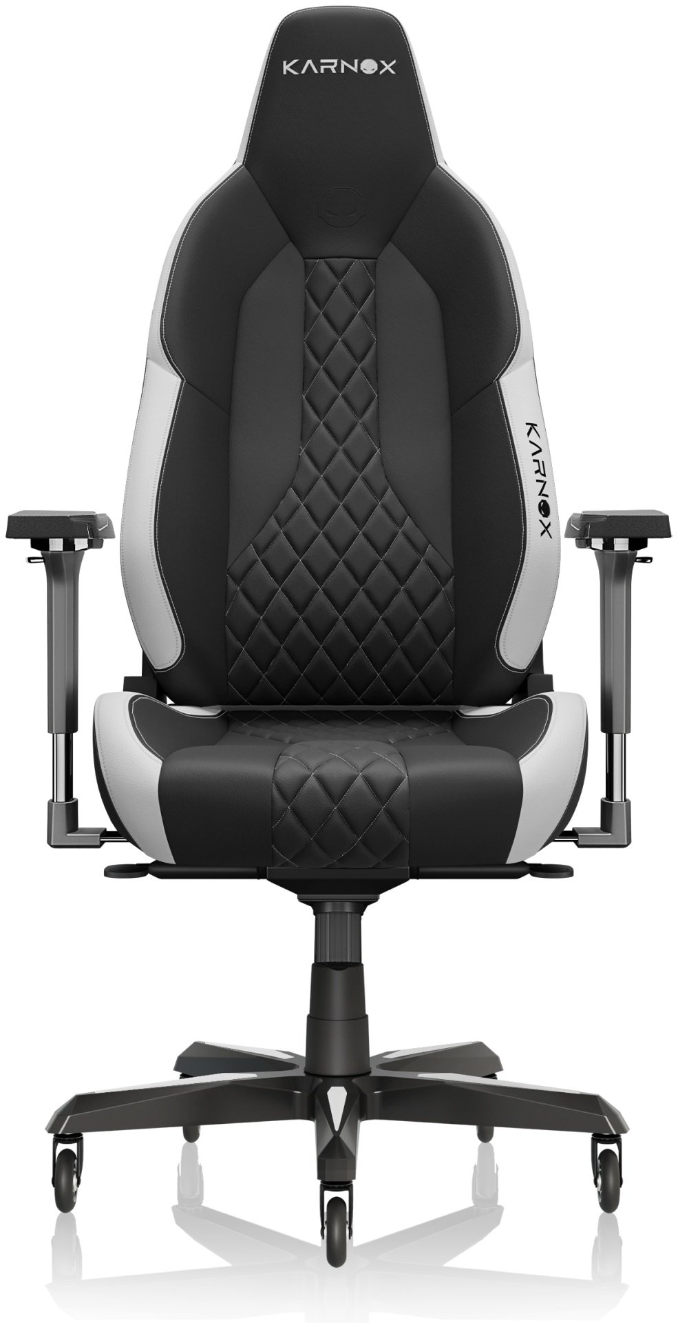 Игровое кресло Karnox COMMANDER, черный, белый