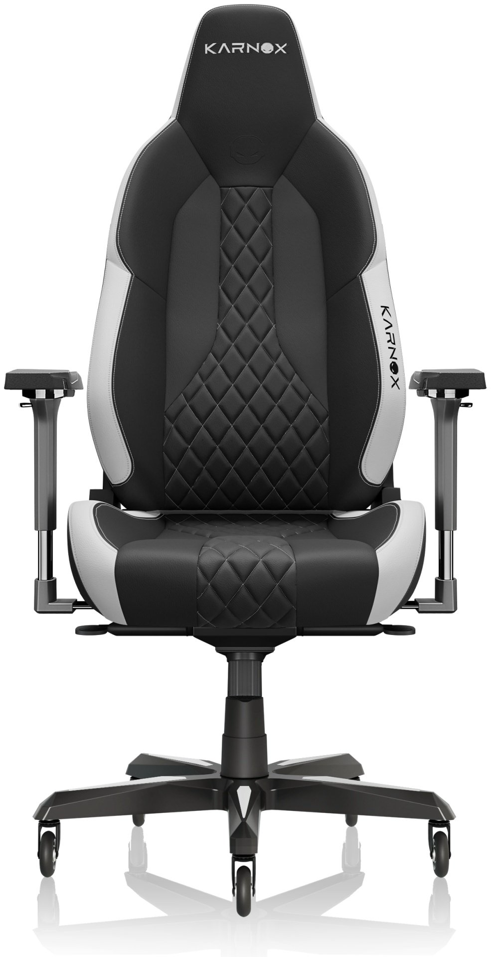 Игровое кресло Karnox COMMANDER, черный, белый купить,NaN