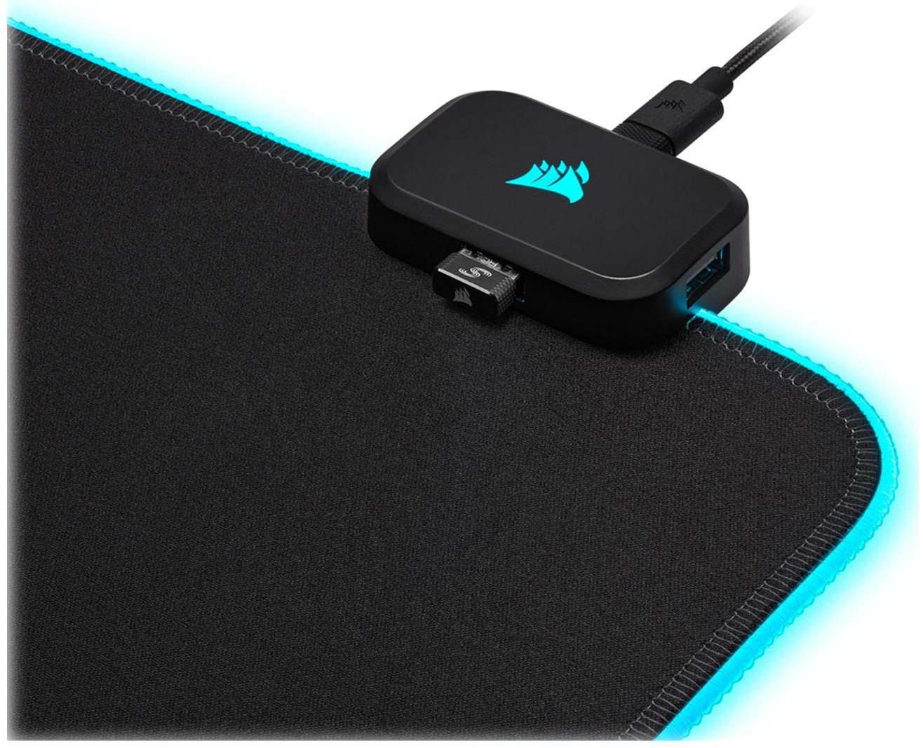 Коврик для мыши Corsair MM700 RGB 930x400x4 мм черный купить,35140
