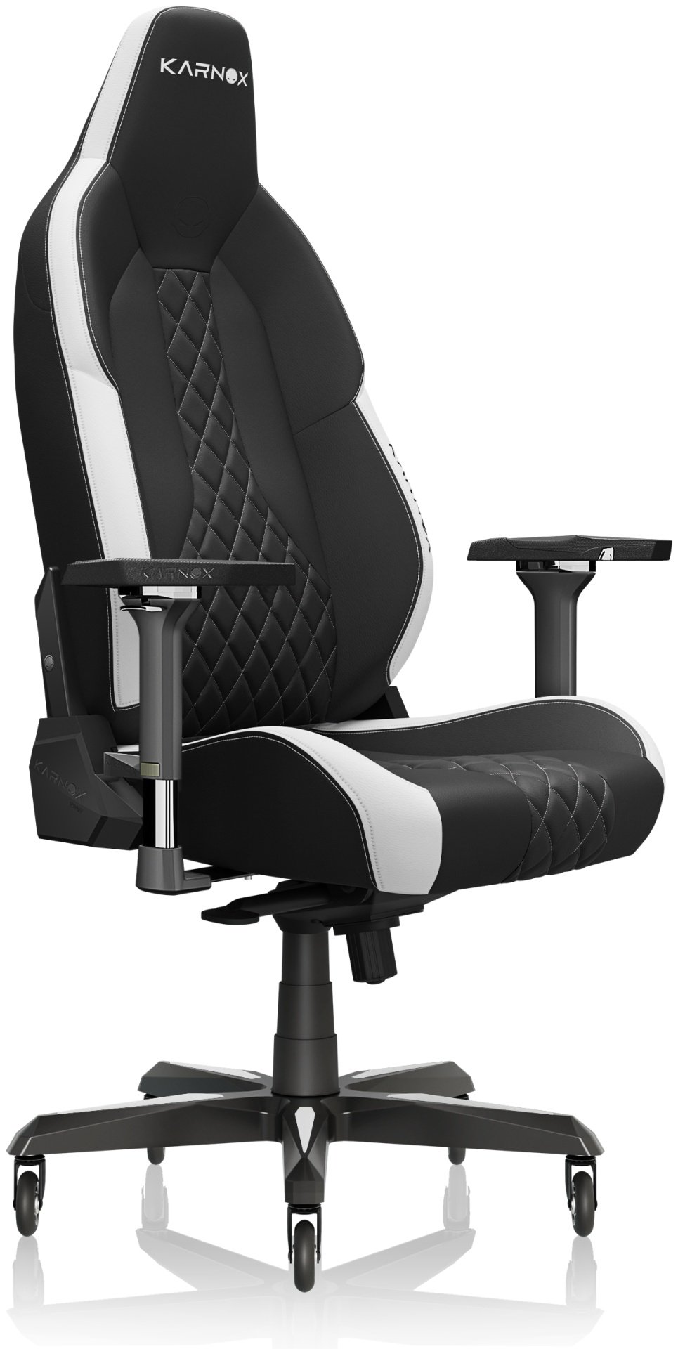 Игровое кресло Karnox COMMANDER, черный, белый