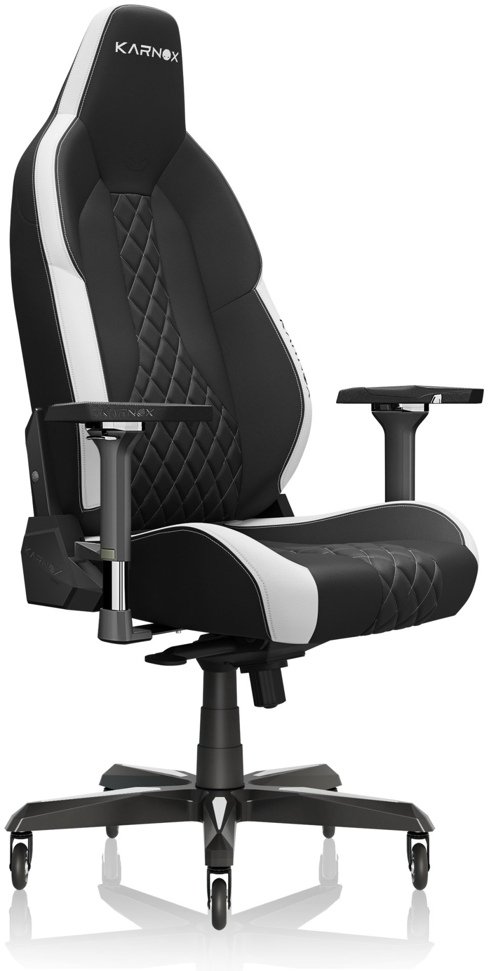 Игровое кресло Karnox COMMANDER, черный, белый купить,NaN