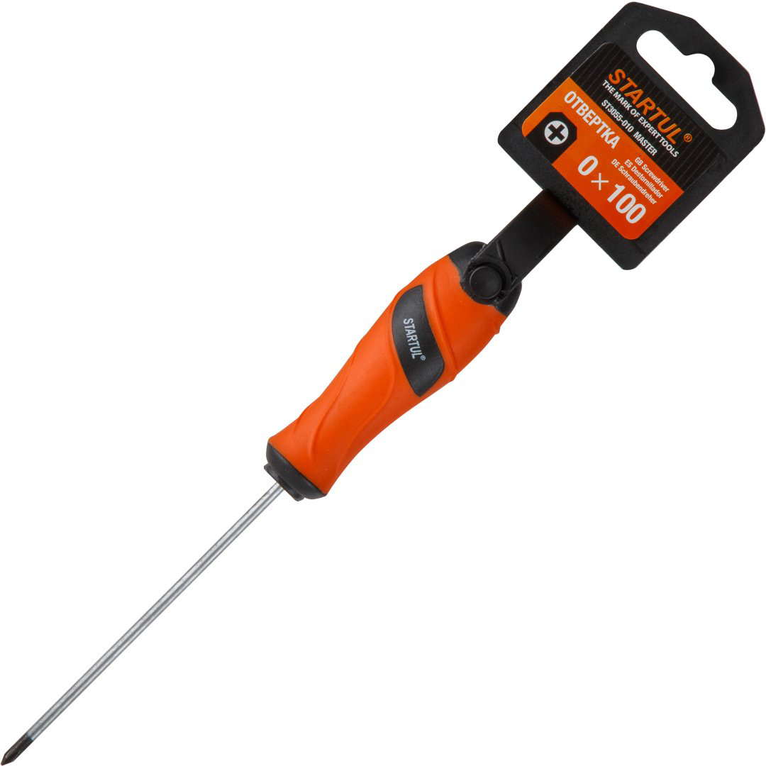 Startul отвертка эргономичная ручка Master (ST3055-010) PH0х100 мм