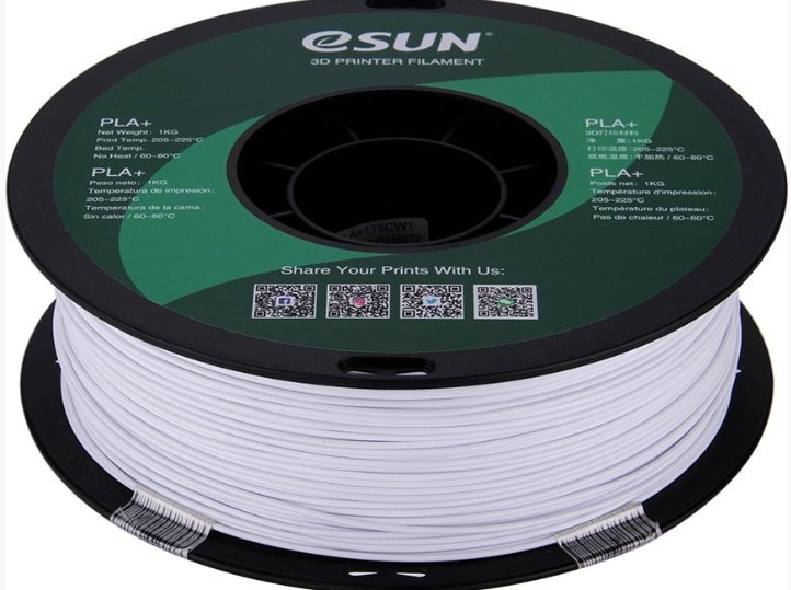Пластик для 3D-печати ESUN PLA&#43;175CW1 белый