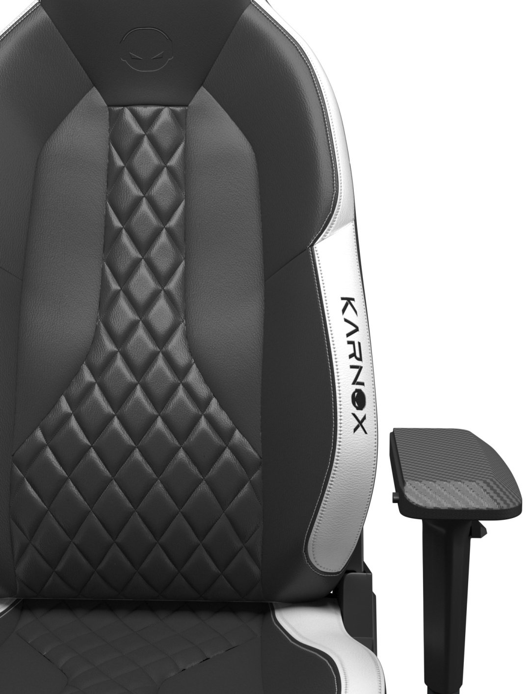 Игровое кресло Karnox COMMANDER, черный, белый купить,NaN