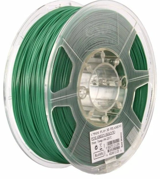 Пластик для 3D-печати ESUN PLA+175G1 зеленый купить,NaN