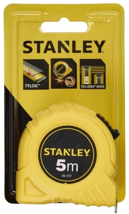 STANLEY рулетка бытовая 0-30-497, 5 м х 19 мм купить,NaN