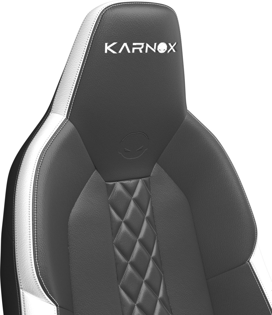 Игровое кресло Karnox COMMANDER, черный, белый купить,NaN