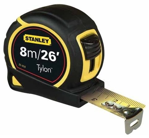 STANLEY рулетка бытовая 0-30-656, 8 м х 25 мм купить,NaN