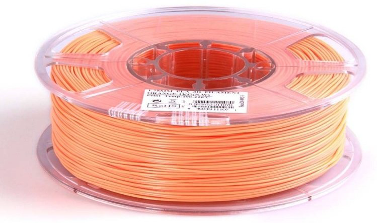 Пластик для 3D-печати ESUN 3D Filament PLA+ Orange оранжевый купить,NaN