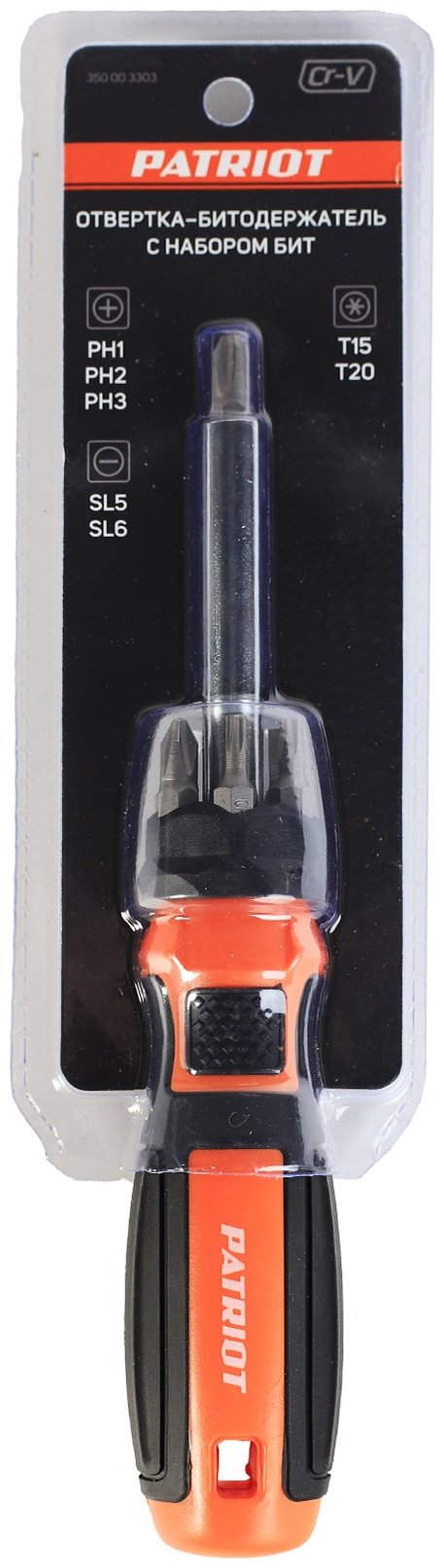 Patriot отвертка с насадками SPS-8, 8 шт. - ForteMarket Patriot отвертка с насадками SPS-8, 8 шт. купить,0