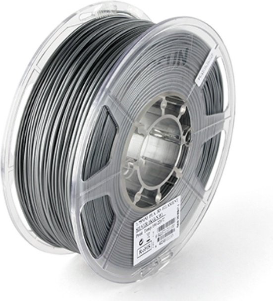 Пластик для 3D-печати eSUN 3D Filament PLA+ Silver серебристый
