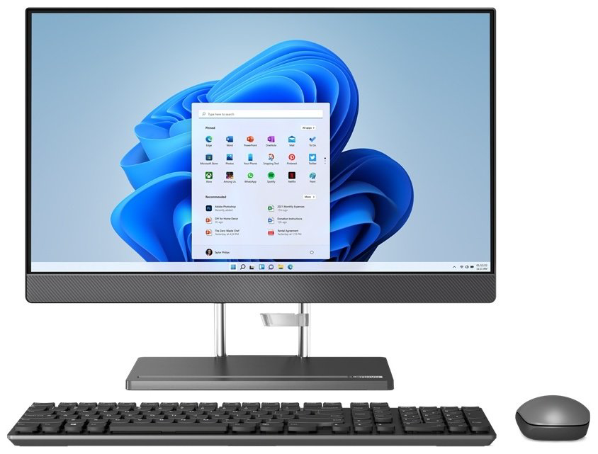 Моноблок Lenovo IdeaCentre AIO 5 24IAH7 F0GR005FRU серый купить,NaN