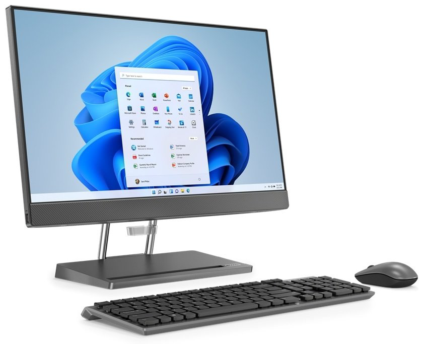 Моноблок Lenovo IdeaCentre AIO 5 24IAH7 F0GR005FRU серый купить,NaN