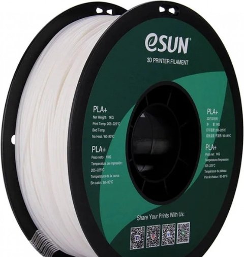 Пластик для 3D-печати ESUN PLA&#43;175W1 белый