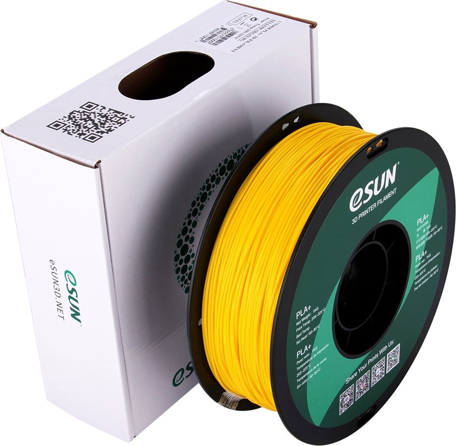 Пластик для 3D-печати ESUN PLA+175Y1 желтый купить,NaN