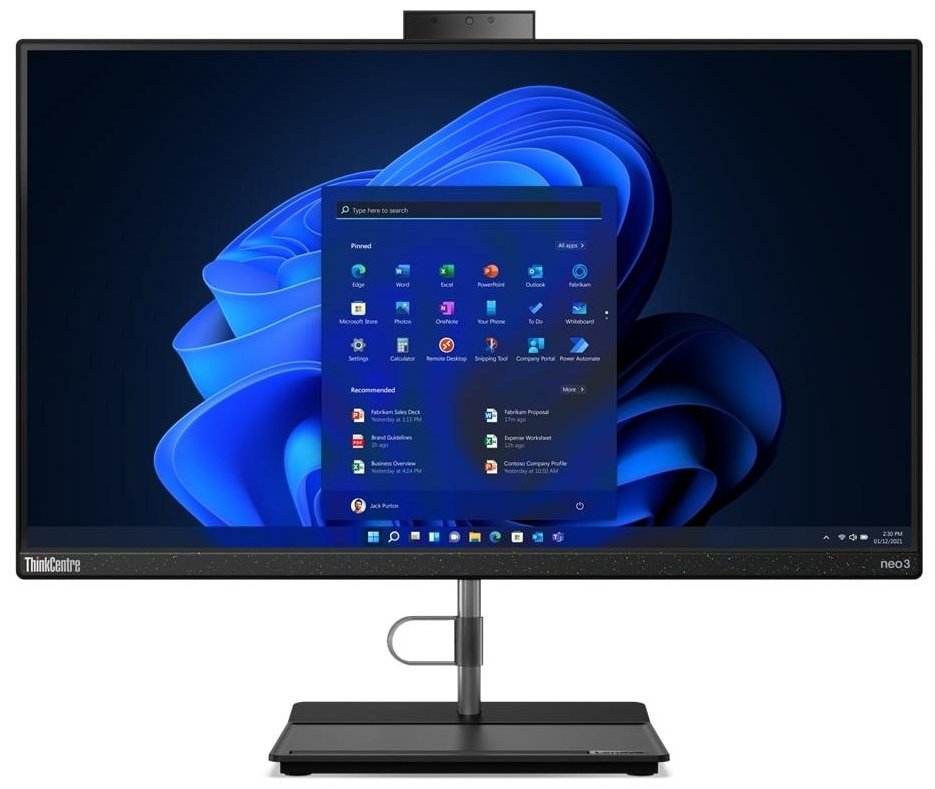 Моноблок Lenovo ThinkCentre neo 30a 24 12CE004GRU черный