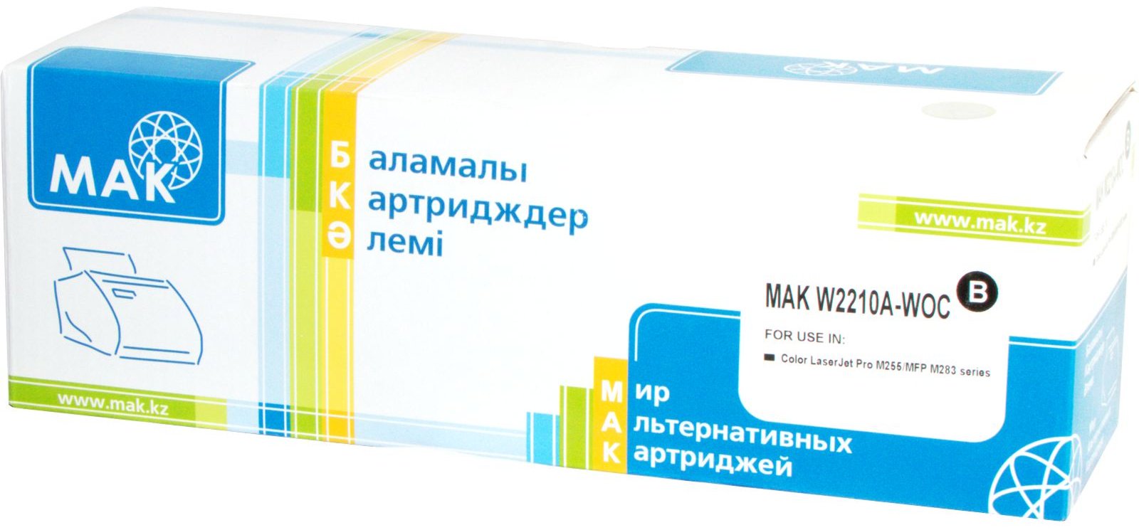 Картриджи МАК W2210A (без чипа) (0022425) черный