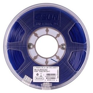 Пластик для 3D-печати eSUN PLA&#43; filament-Blue синий купить,0