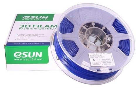 Пластик для 3D-печати eSUN PLA&#43; filament-Blue синий купить,0