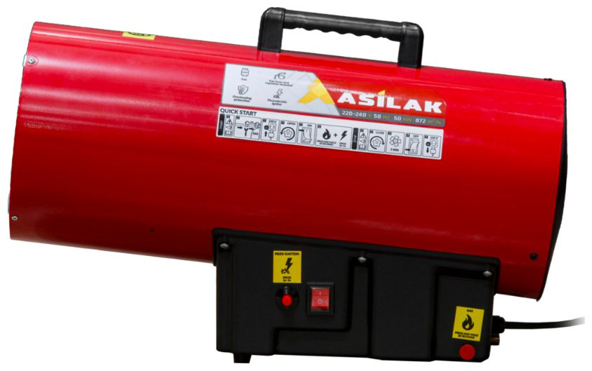 Тепловая газовая пушка ASILAK AS6310-4, 50 кВт купить,NaN