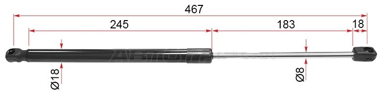 Амортизатор SAT передний ST-65470-1LA0A 1 шт купить,4823