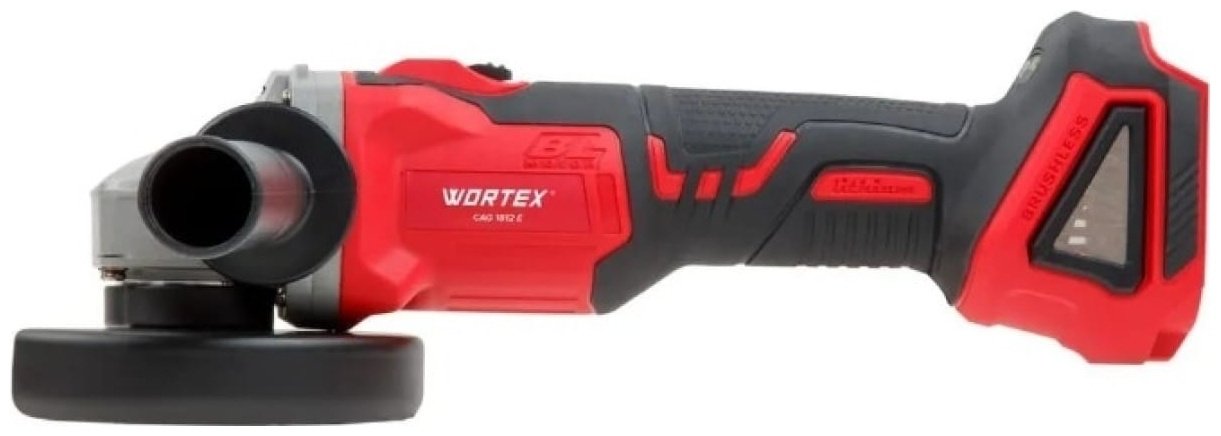 Шлифмашина угловая WORTEX CAG 1812 E в кор. ALL1 SOLO (18.0 В, БЕСЩЕТОЧНЫЙ ДВИГАТЕЛЬ, БЕЗ АККУМУЛЯТОРА И ЗУ) купить,0