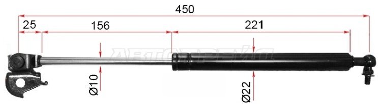 Амортизатор SAT передний ST-53440-69015 1 шт купить,3454