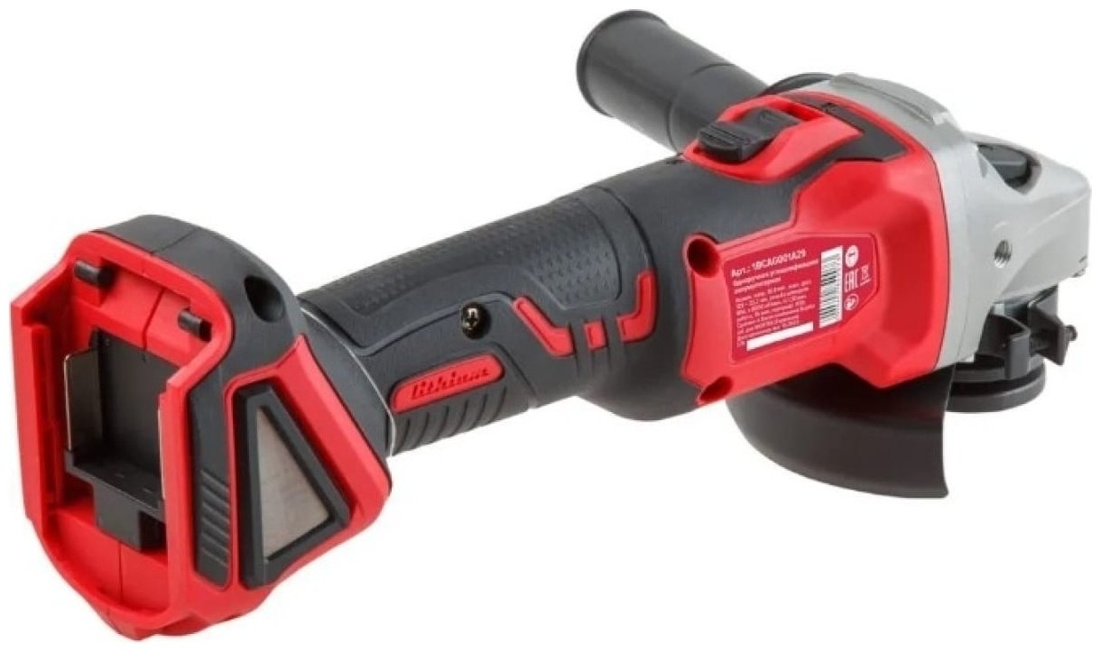 Шлифмашина угловая WORTEX CAG 1812 E в кор. ALL1 SOLO (18.0 В, БЕСЩЕТОЧНЫЙ ДВИГАТЕЛЬ, БЕЗ АККУМУЛЯТОРА И ЗУ) купить,0