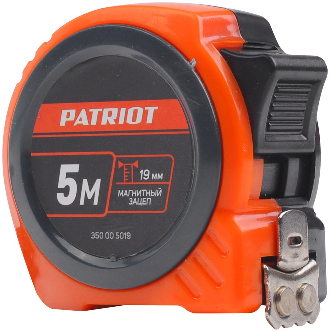 Patriot рулетка бытовая, строительная MTP 5 19, 5 м х 19 мм купить,NaN