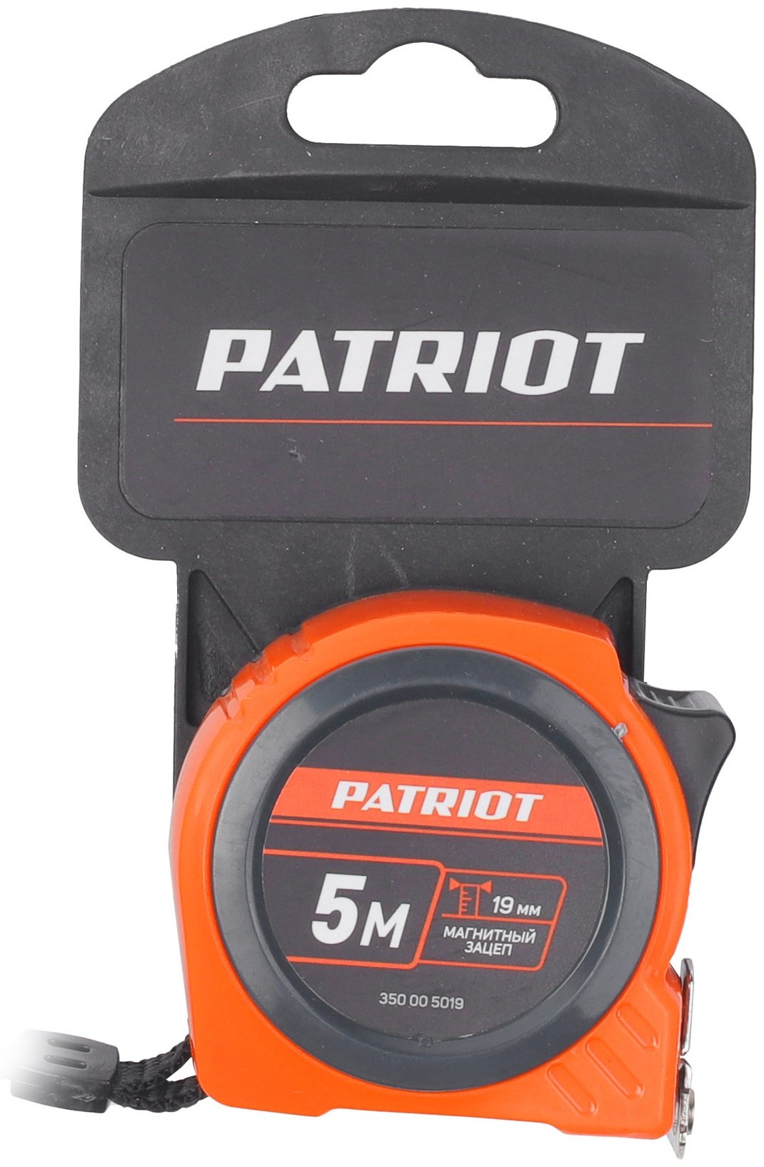 Patriot рулетка бытовая, строительная MTP 5 19, 5 м х 19 мм купить,NaN