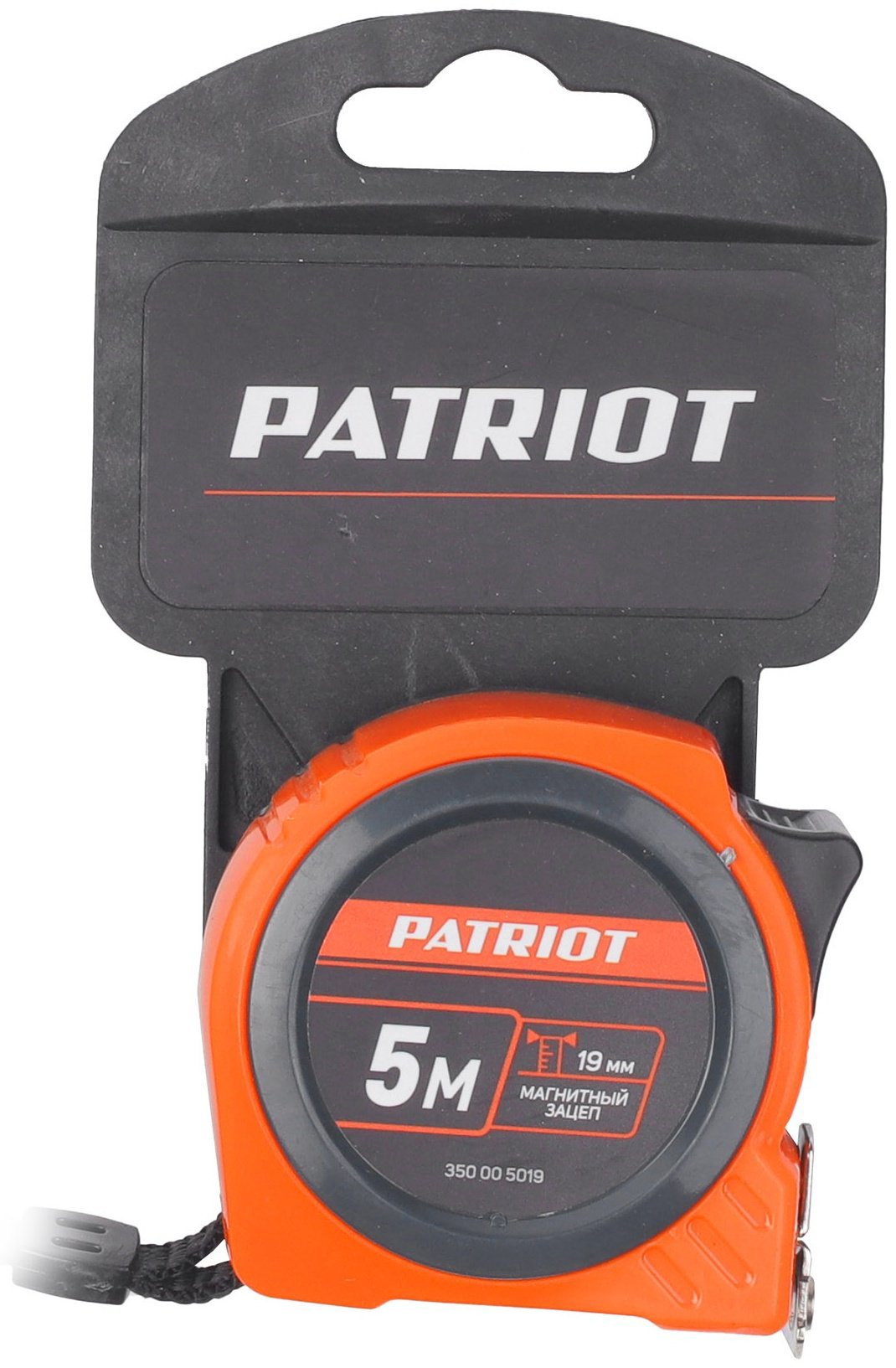 Patriot рулетка бытовая, строительная MTP 5 19, 5 м х 19 мм купить,NaN