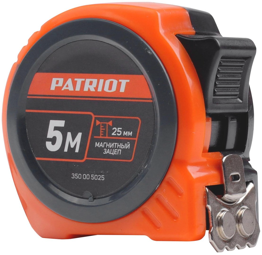 Patriot рулетка бытовая, строительная MTP 5 25, 5 м х 25 мм купить,NaN