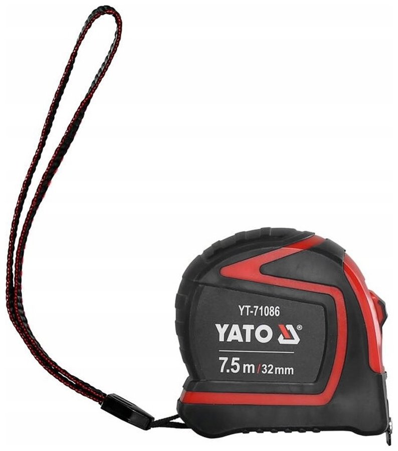 YATO рулетка строительная YT-71086, 7.5 м х 32 мм купить,NaN