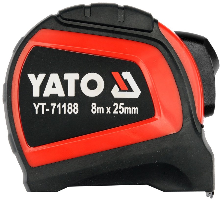 YATO рулетка строительная YT-71188, 8 м х 25 мм купить,NaN